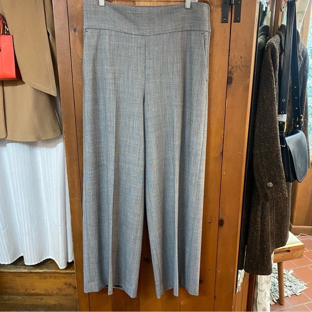 M. M. Lafleur Wide Leg Pants Gray Sz 12